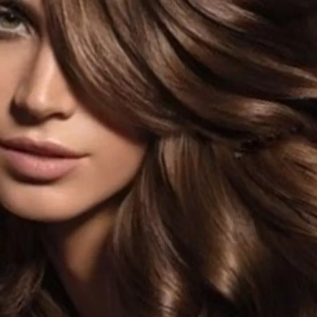 Color de pelo marrón chocolate avellana