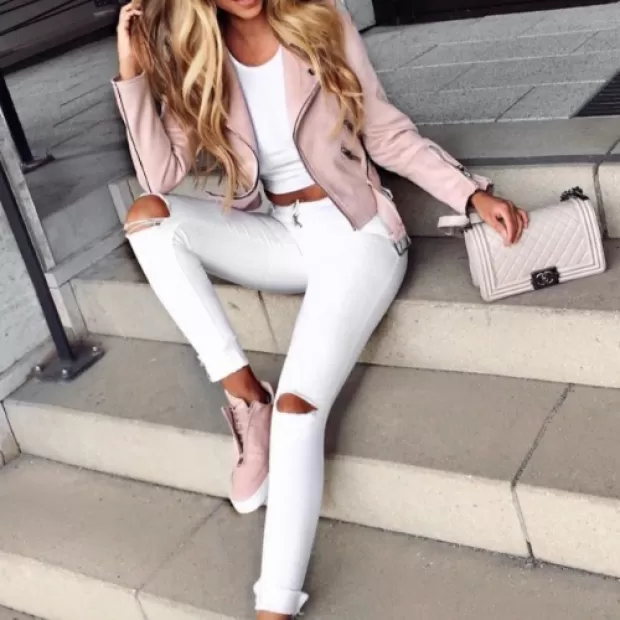 Combinar pantalón blanco ancho