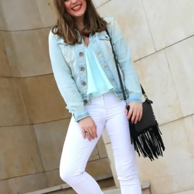 Como combinar un pantalón blanco de vestir