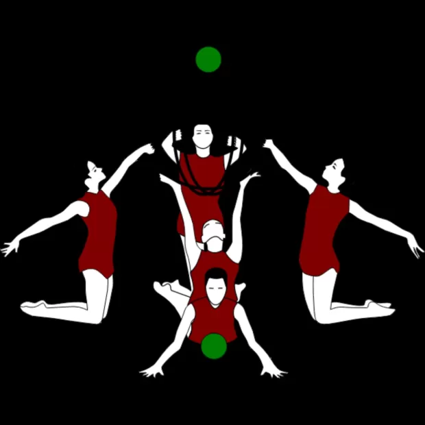 dibujos de gimnasia ritmica para imprimir y colorear