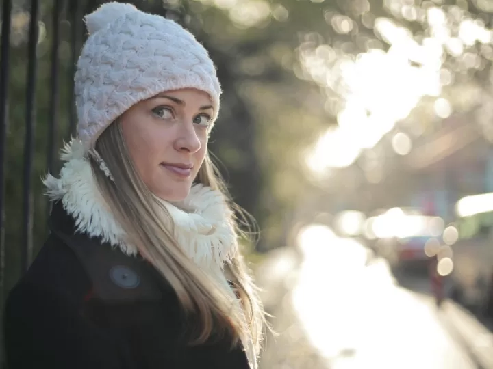 gorro y cuello mujer