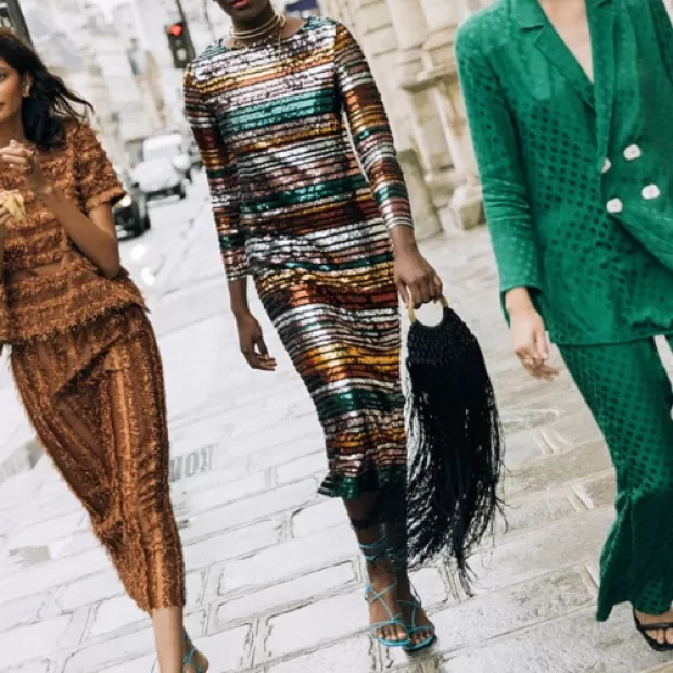 Lentejuelas boda de día