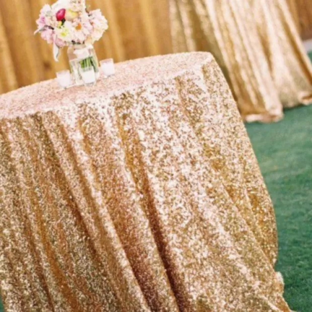 Lentejuelas boda de día