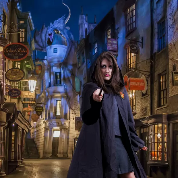 mochila harry potter mujer
