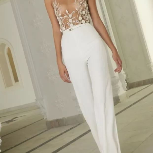 Palazzo con top fiesta