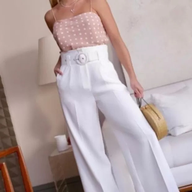 Palazzo con top fiesta