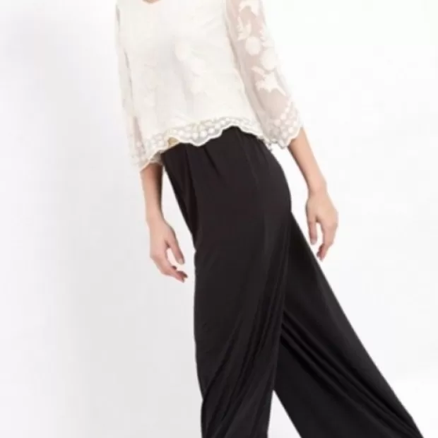 Palazzo con top fiesta