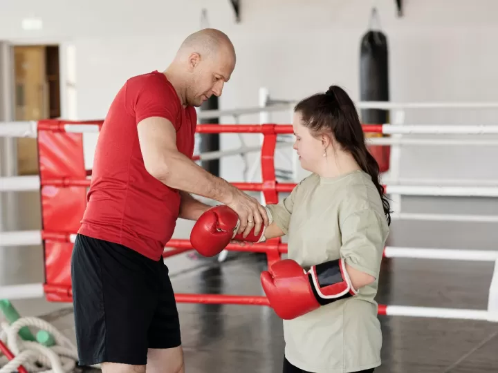 pantalon boxeo mujer