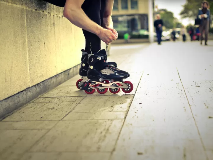 patines blancos 4 ruedas