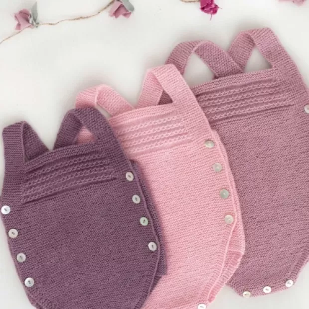 Patrones pelele punto bebé gratis