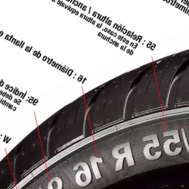 Que significa la letra V en los neumáticos