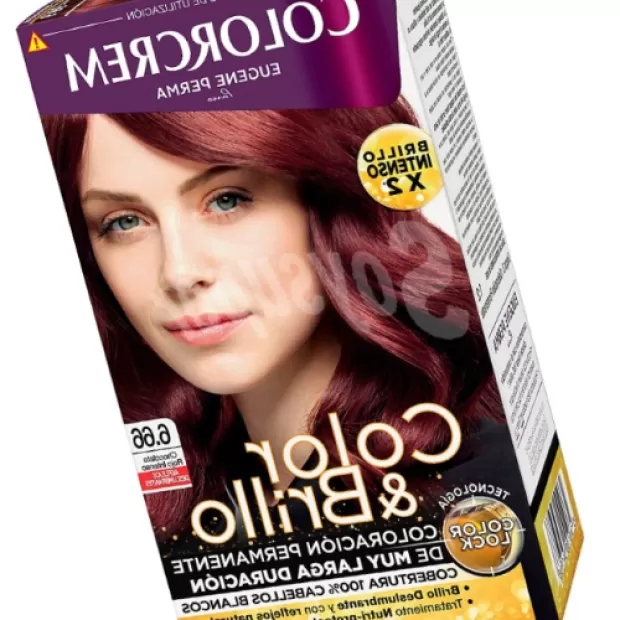 Tinte chocolate rojizo