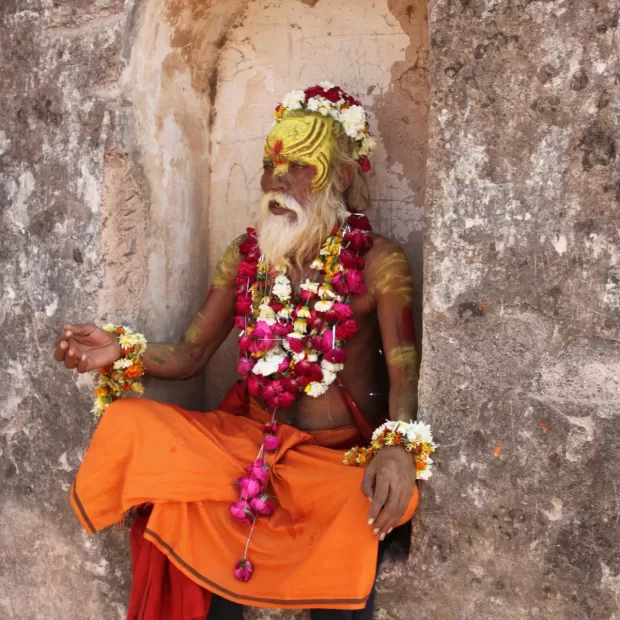 traje hindu mujer