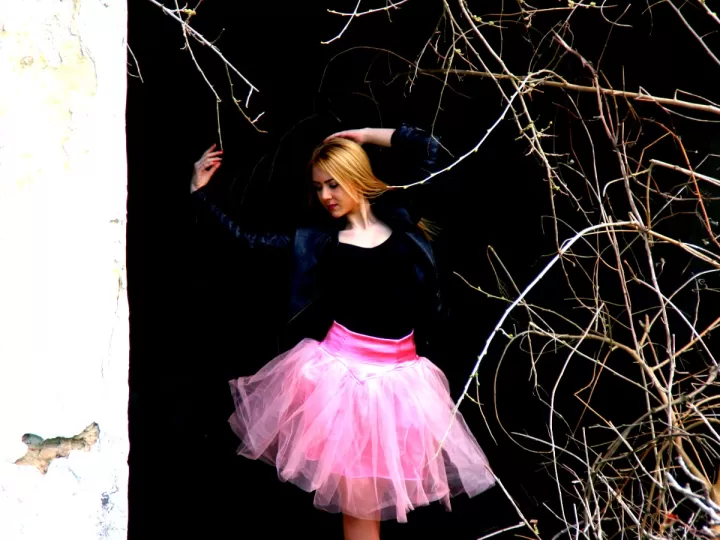 tutu rosa mujer
