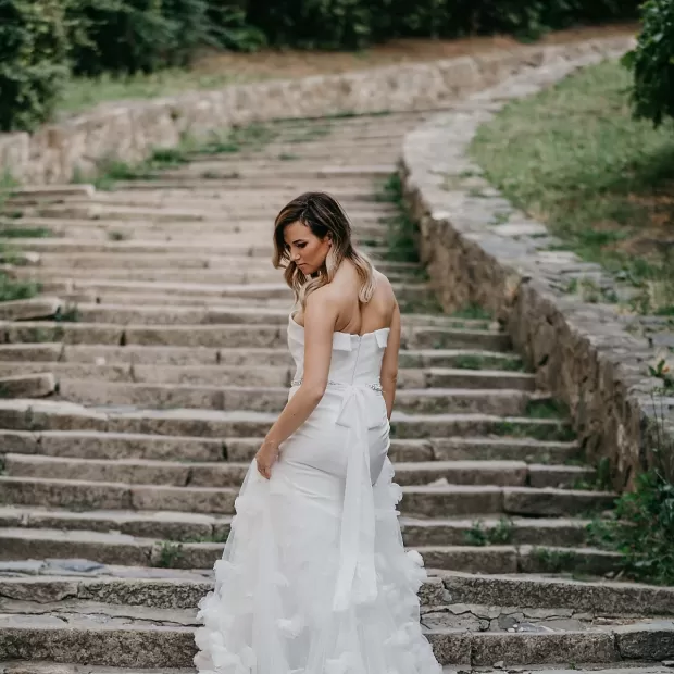 vestidos de novia con pantalon